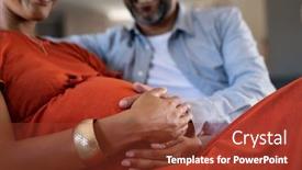  Presentation with indian couple - PPT theme having close-up-of-indian-man background and a tawny brown colored foreground