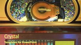  Presentation with close up of a brick - Presentation with close-up of jukebox background and a  colored foreground