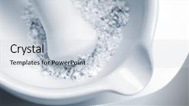  Presentation with mortar - Audience pleasing presentation consisting of close-up of laboratory pestle backdrop and a lemonade colored foreground