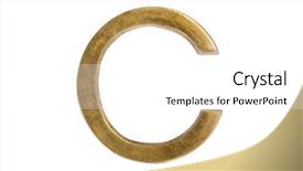  Presentation with pauls letter to romans - Cool new presentation with close-up of letter c backdrop and a white colored foreground