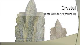  Presentation with ganesha - Presentation theme featuring close-up of lord ganesha background and a white colored foreground