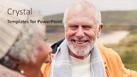  Presentation with coastal - Slides featuring close-up-of-loving-active background and a lemonade colored foreground