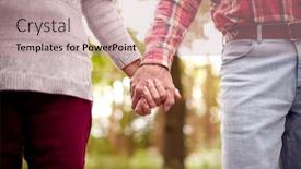  Presentation with woodland - Theme featuring close-up-of-loving-retired background and a coral colored foreground