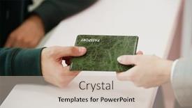  Presentation with registration - Amazing PPT theme having close-up-of-man-giving backdrop and a soft green colored foreground