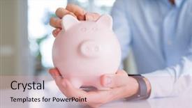  Presentation with man heart attact hand hold - Presentation theme having close up of man hand background and a lemonade colored foreground