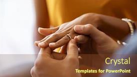  Presentation with indian marriage - Slide set featuring close-up-of-man-putting background and a tawny brown colored foreground