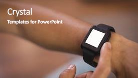  Presentation with smart home - Amazing slide deck having close-up of man using backdrop and a  colored foreground