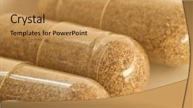  Presentation with medical guideline development - Presentation theme enhanced with portrait of the rural girl background and a coral colored foreground