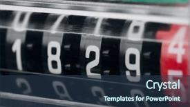  Presentation with electricity - Presentation having close up of modern electricity background and a tawny brown colored foreground