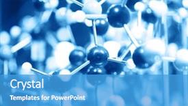  Presentation with molecular - PPT layouts having close up of molecular structure background and a teal colored foreground