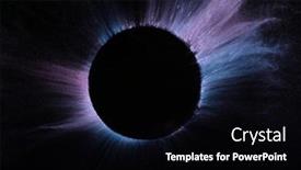  Presentation with hindu festival - Presentation theme enhanced with close-up-of-multi-coloured background and a black colored foreground