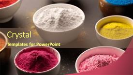  Presentation with hindu festival - Presentation with close-up-of-multi-coloured background and a violet colored foreground