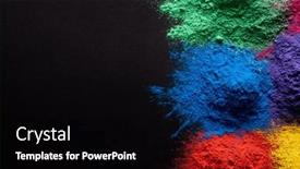  Presentation with hindu festival - PPT theme consisting of close-up-of-multi-coloured background and a black colored foreground