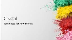  Presentation with hindu festival - PPT layouts with close-up-of-multi-coloured background and a white colored foreground