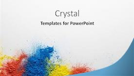  Presentation with hindu festival - Presentation design with close-up-of-multi-coloured background and a white colored foreground