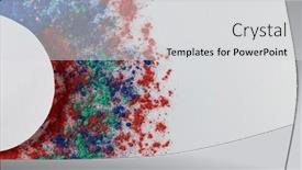  Presentation with hindu festival - Presentation theme with close-up-of-multi-coloured background and a light gray colored foreground