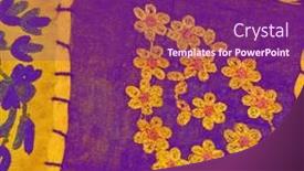  Presentation with nature art - Amazing slides having close-up-of-nature-elements backdrop and a violet colored foreground