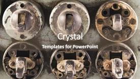  Presentation with switches - Audience pleasing theme consisting of close-up-of-old-light backdrop and a tawny brown colored foreground