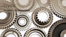  Presentation with metal - Theme having close-up-of-old-metal background and a coral colored foreground