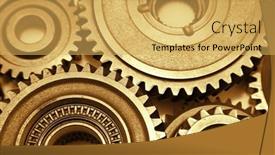  Presentation with metal - Presentation theme having close-up-of-old-metal background and a yellow colored foreground