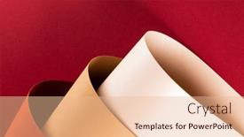  Presentation with orange colour - Slide set enhanced with close-up-of-orange-beige background and a coral colored foreground