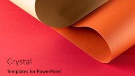  Presentation with orange colour - Theme having close-up-of-orange background and a red colored foreground