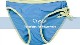  Presentation with newspaper headlines close up - Cool new PPT theme with close-up-of-panties backdrop and a  colored foreground