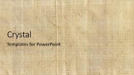  Presentation with papyrus - Audience pleasing slide deck consisting of close up of papyrus parchment backdrop and a soft green colored foreground