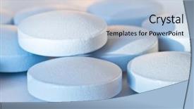  Presentation with pharmaceutical - Amazing theme having close up of pharmaceutical pills backdrop and a  colored foreground