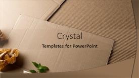  Presentation with plant ecology - Theme having close-up-of-pieces background and a coral colored foreground