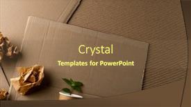  Presentation with plant ecology - Presentation theme enhanced with close-up-of-pieces background and a tawny brown colored foreground