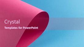  Presentation with pink colour - Presentation design featuring close-up-of-pink-paper background and a violet colored foreground