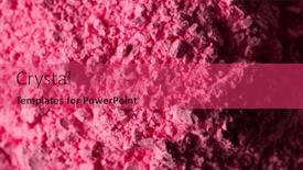  Presentation with pink colour - Presentation theme with close-up-of-pink-powder background and a red colored foreground
