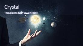  Presentation with unmanned plane aircraft system uav - Colorful slide set enhanced with close up of planet sun backdrop and a wine colored foreground