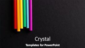  Presentation with rainbow pride - Presentation enhanced with close-up-of-rainbow-coloured background and a black colored foreground