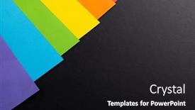  Presentation with rainbow pride - Slide deck consisting of close-up-of-rainbow-coloured background and a black colored foreground