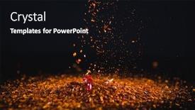  Presentation with red chilli - Audience pleasing slide deck consisting of close-up-of-red-chilli backdrop and a black colored foreground