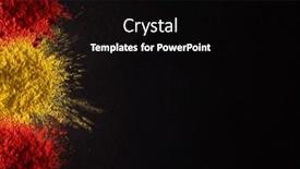  Presentation with hindu festival - Presentation design featuring close-up-of-red background and a black colored foreground