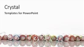  Presentation with candy - Presentation theme consisting of springfield skyline with color buildings blue sky and reflections business travel and tourism concept image for presentation banner placard and web site background and a soft green colored foreground