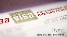  Presentation with russian - PPT theme featuring close-up-of-russian-government background and a sky blue colored foreground