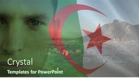  Presentation with sad - Slide deck with close-up-of-sad-young background and a tawny brown colored foreground