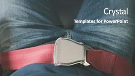  Presentation with safety - Amazing presentation having close up of safety seat backdrop and a ocean colored foreground