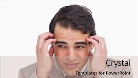  Presentation with close up of sundew drosera - Theme having close up of salesman having background and a  colored foreground