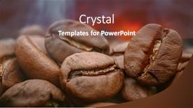  Presentation with fragrant - PPT theme enhanced with close-up-of-seeds background and a tawny brown colored foreground