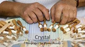  Presentation with sewing - Amazing presentation design having community business team partnership collaboration support concept backdrop and a light gray colored foreground