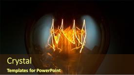  Presentation with shining light - Theme having close-up-of-shining-vintage background and a tawny brown colored foreground