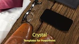  Presentation with mobile phone addiction - Colorful slide deck enhanced with close-up of shoes spectacle backdrop and a  colored foreground