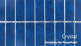  Presentation with resources - Presentation design with close-up-of-solar-panels background and a ocean colored foreground