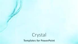  Presentation with light blue - PPT theme enhanced with close-up-of-splashing-water and a cool aqua colored foreground