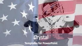  Presentation with close up of a chess - PPT theme consisting of close up of sports helmet background and a gray colored foreground